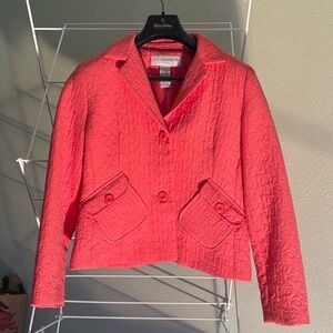 Sag Harbor Quilted Jacket women's size 6P (A28)